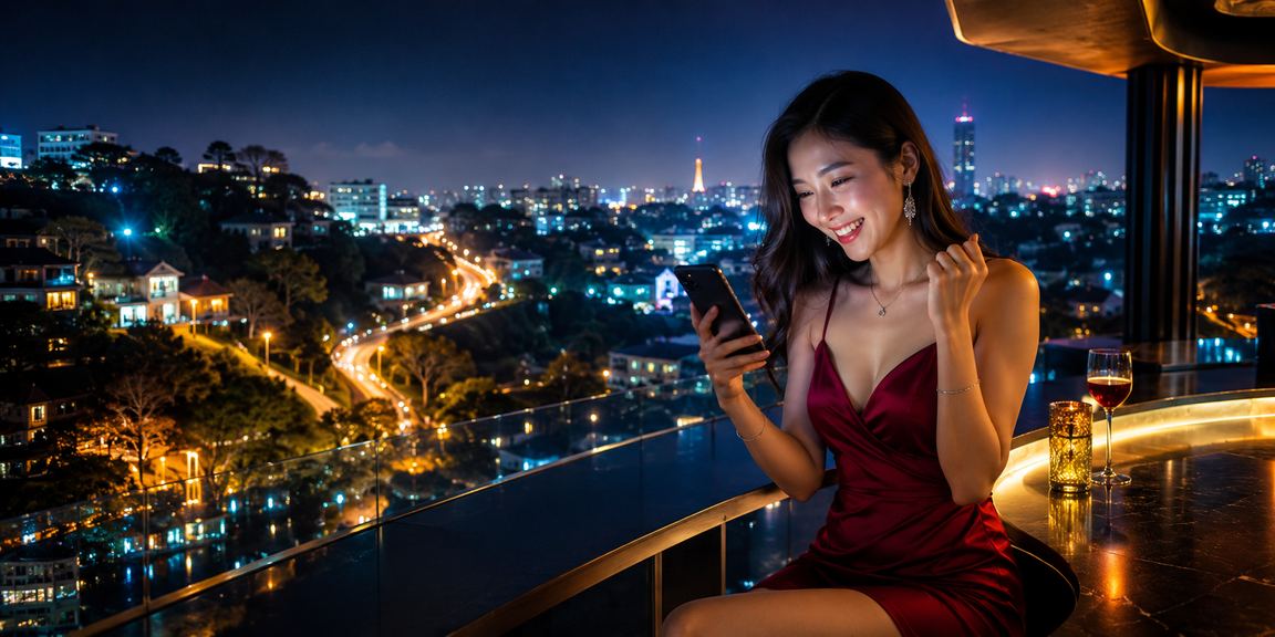 Người dùng tại Đà Lạt sử dụng điện thoại để đặt giới hạn chơi casino có trách nhiệm